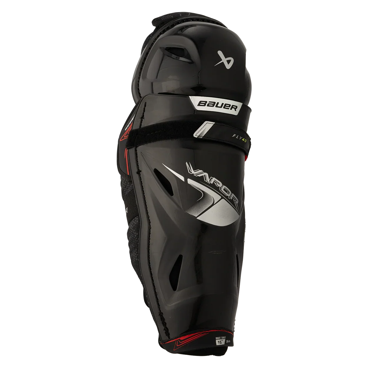 Bauer Vapor Fly40 Shin Guards Senior Black/White