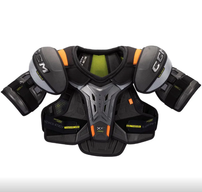 CCM Tacks XF Pro Shoulder Pads Senior Black