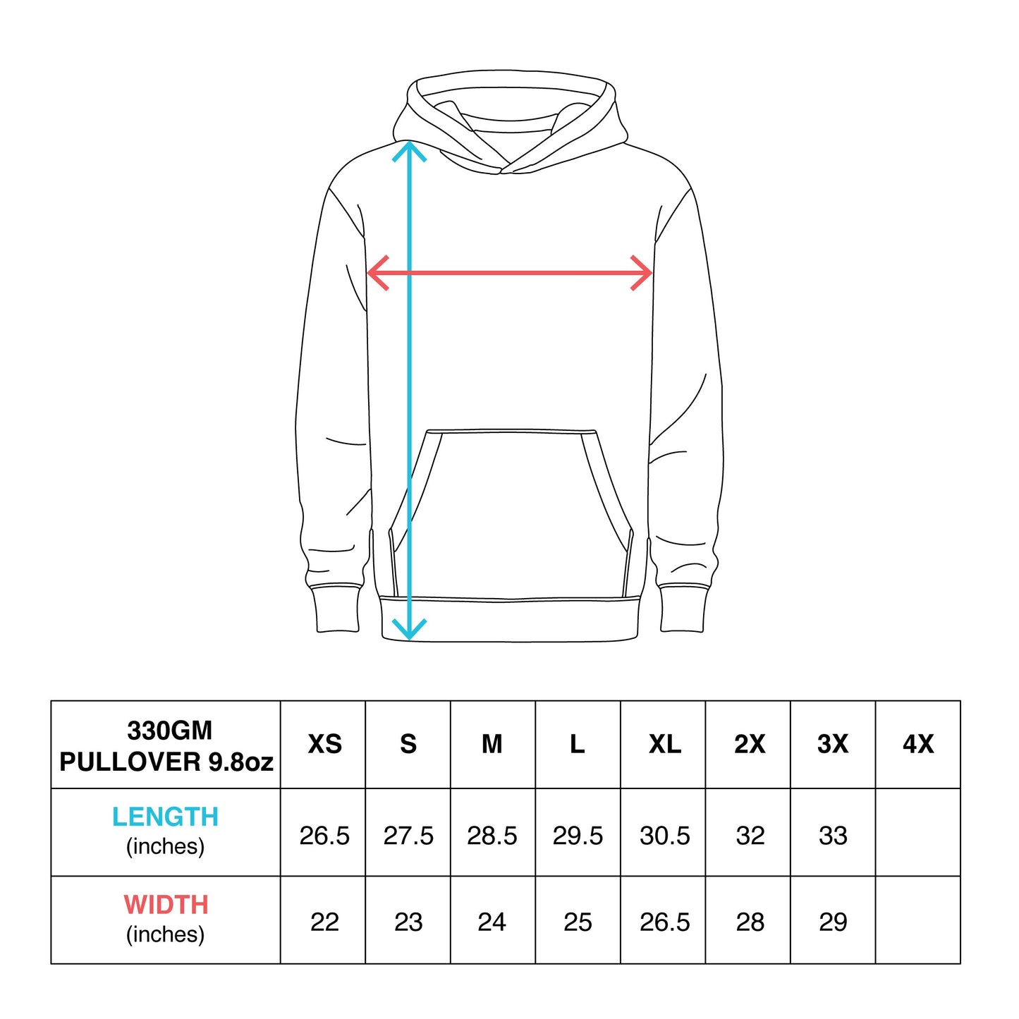 Two Line Pass Relaxed Pullover Hood