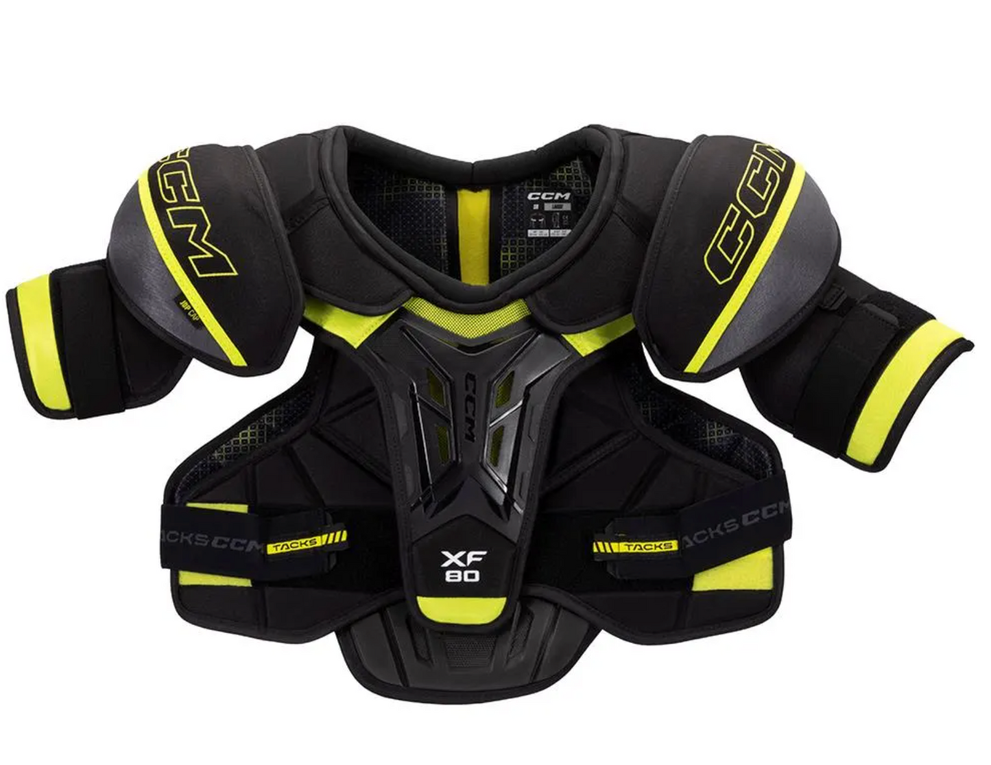 CCM Tacks XF80 Shoulder Pads Senior Black