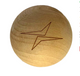 TronX Wood Hockey Ball Senior Natural
