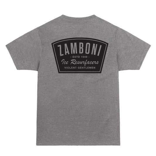 Zamboni Badge Premium Tee - Athletic Heather