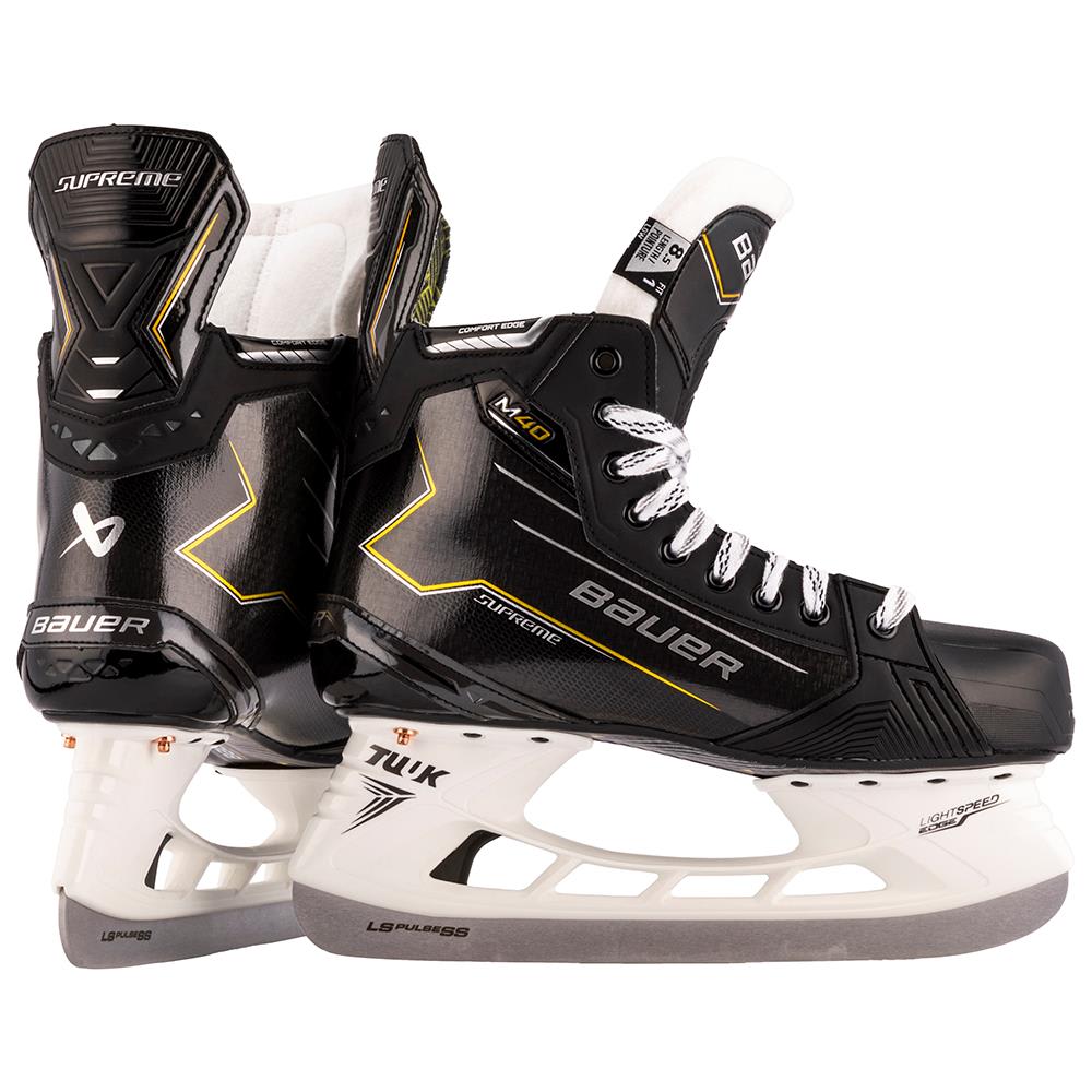 Bauer Supreme M40 Hockey Skates Intermediate White/Black