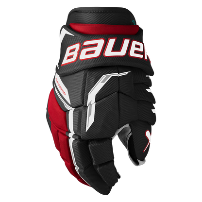 Bauer Supreme Fuse Glove Senior Black Red