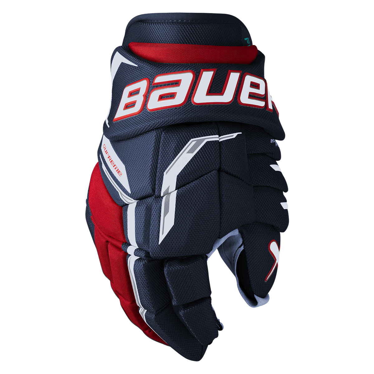 Bauer Supreme Fuse Glove Senior Navy Red White