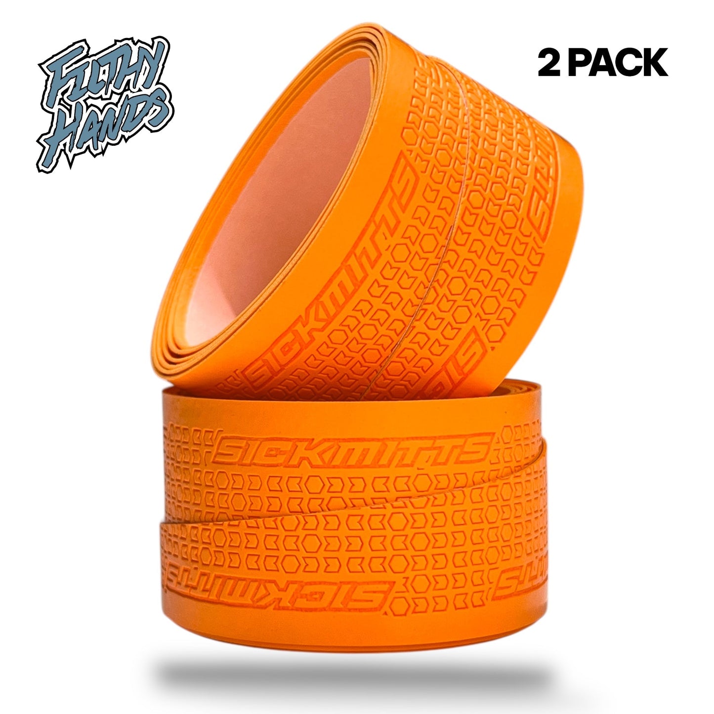 Filthy Hands Grip Tape Orange 2-Pack, 0.5MM
