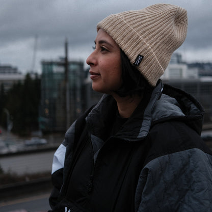 Pinnacle Premium Beanie - Ecru