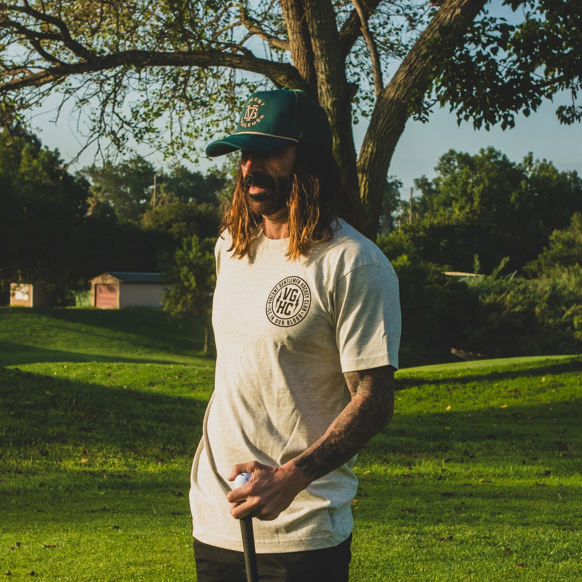 Agent Premium Tee - Oatmeal Heather