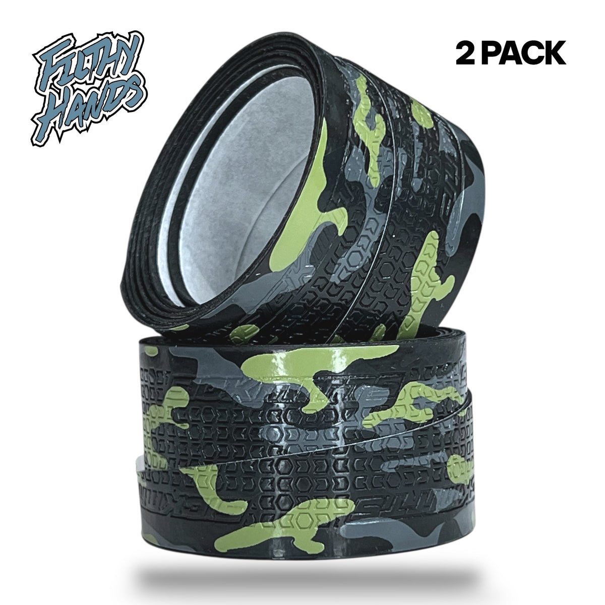 Filthy Hands Grip Tape Black Camo 2-Pack, 0.5MM