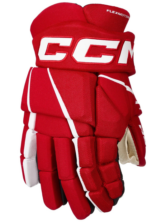 CCM Tacks XF80 Hockey Gloves Senior Black/White