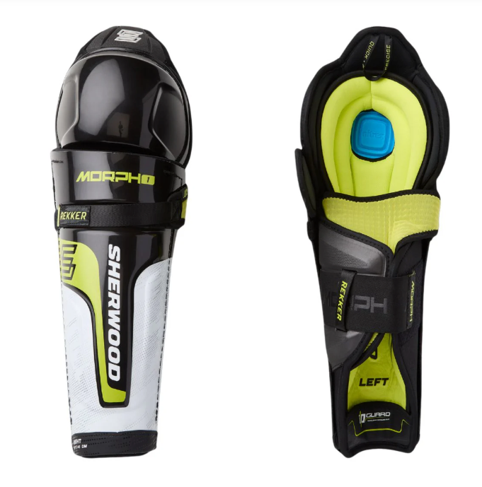Sherwood Rekker Morph 1 Shin Guards Senior Black