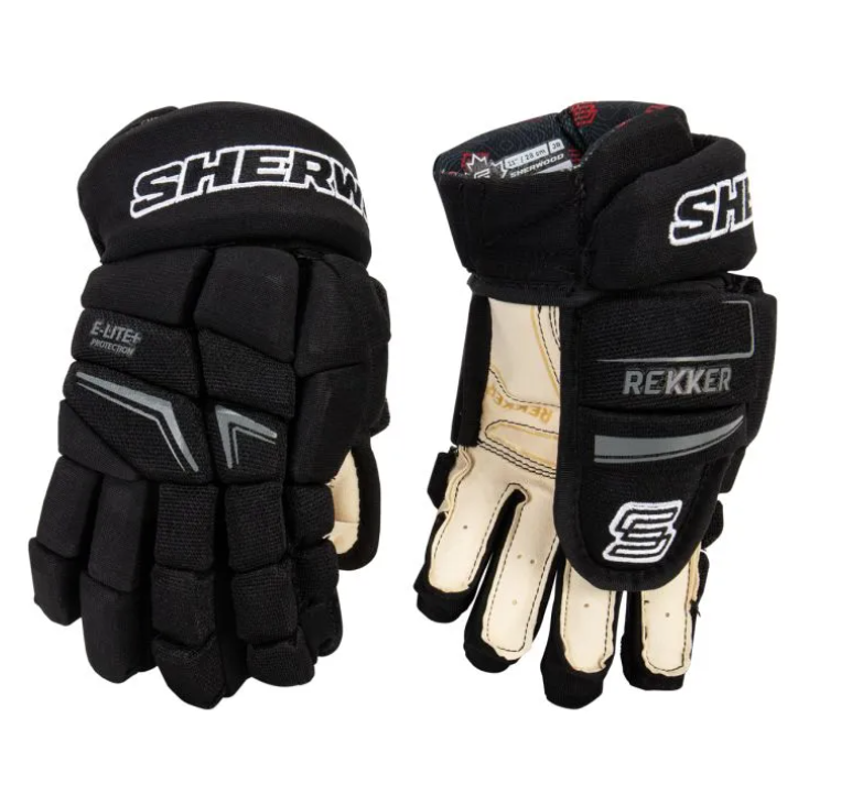 Sherwood Legend 1 Hockey Gloves Senior Black/White