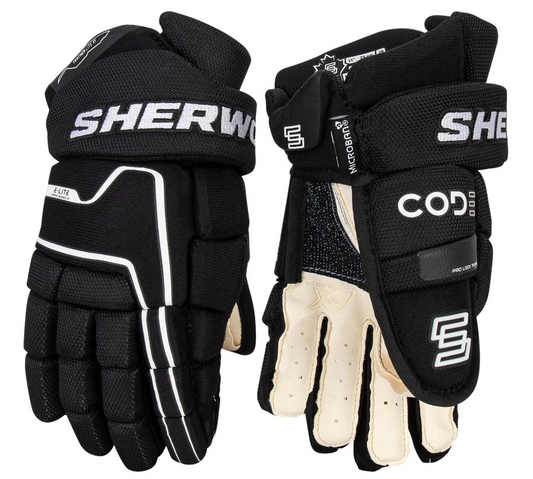 Sherwood Code Encrypt Pro Hockey Gloves Junior Black/White