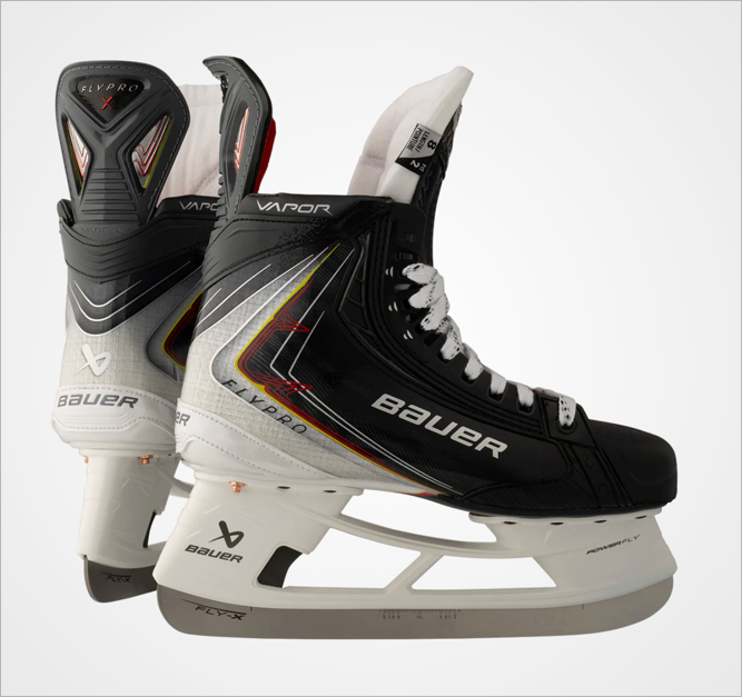 Bauer Vapor Flypro Hockey Skates With Fly-X Steel Senior Black/White