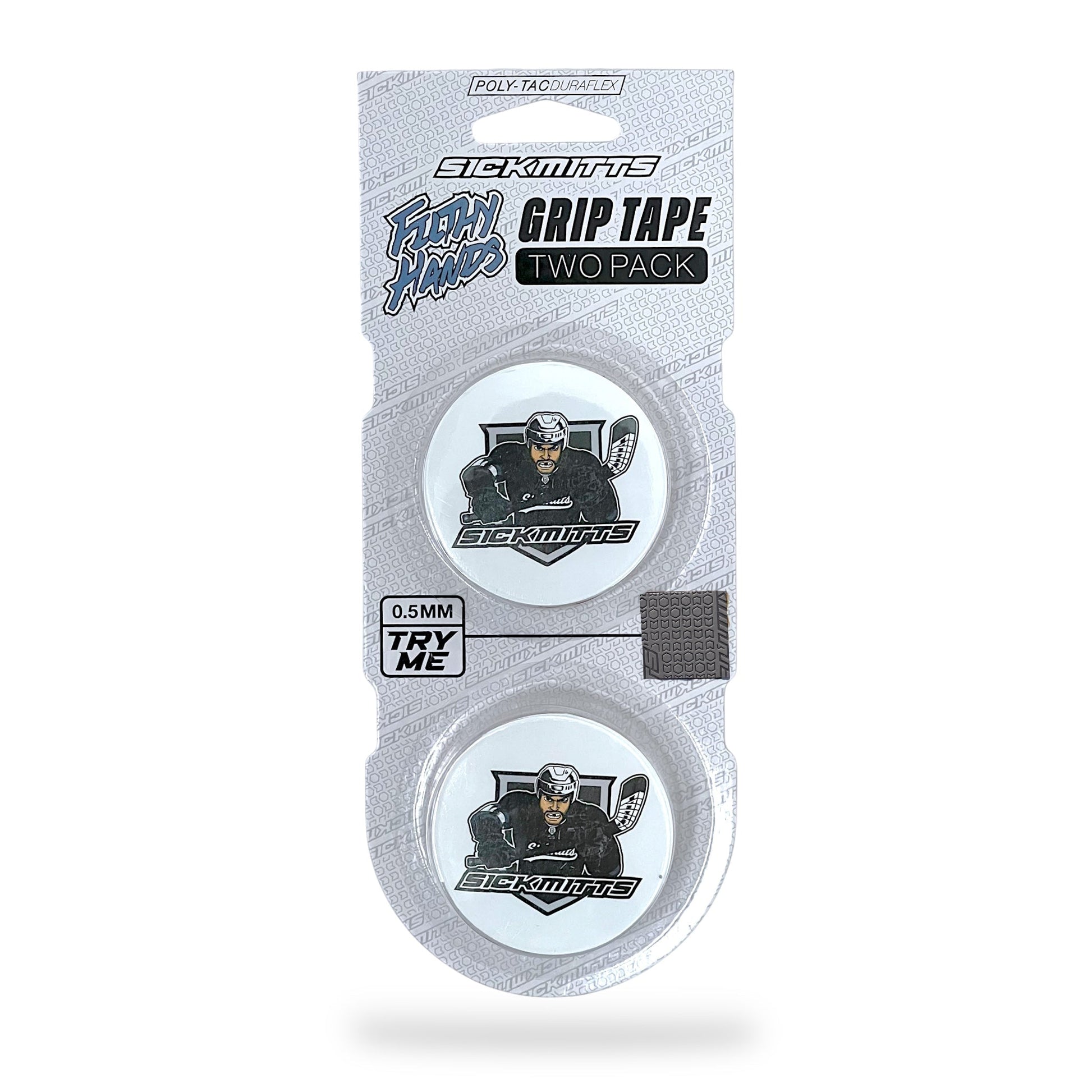 Filthy Hands Grip Tape Gray 2-Pack, 0.5MM