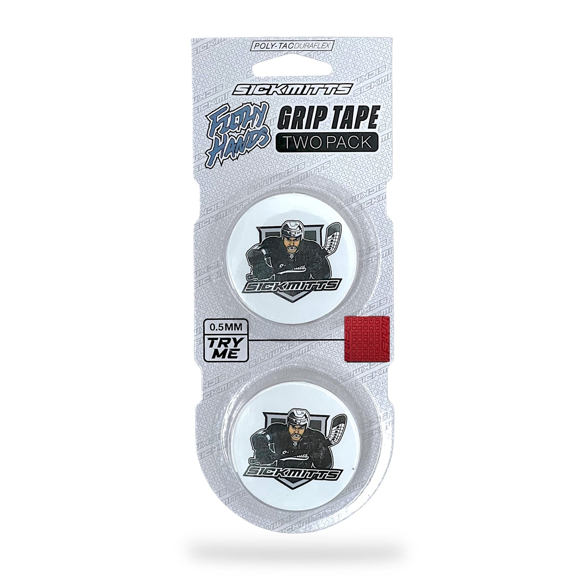 Filthy Hands Grip Tape Red 2-Pack, 0.5MM