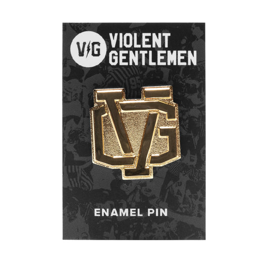 Monogram Lapel Pin - Gold