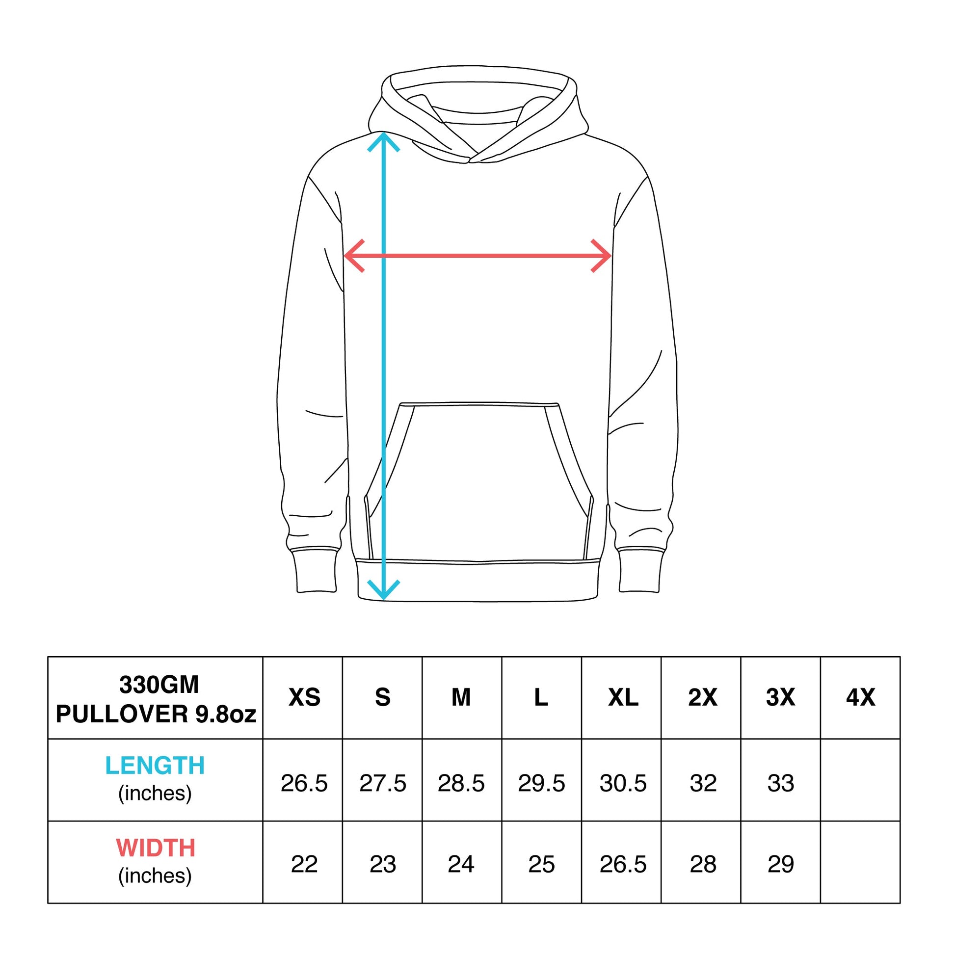 Two Line Pass Relaxed Pullover Hood