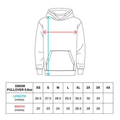 Two Line Pass Relaxed Pullover Hood - Pigment Black