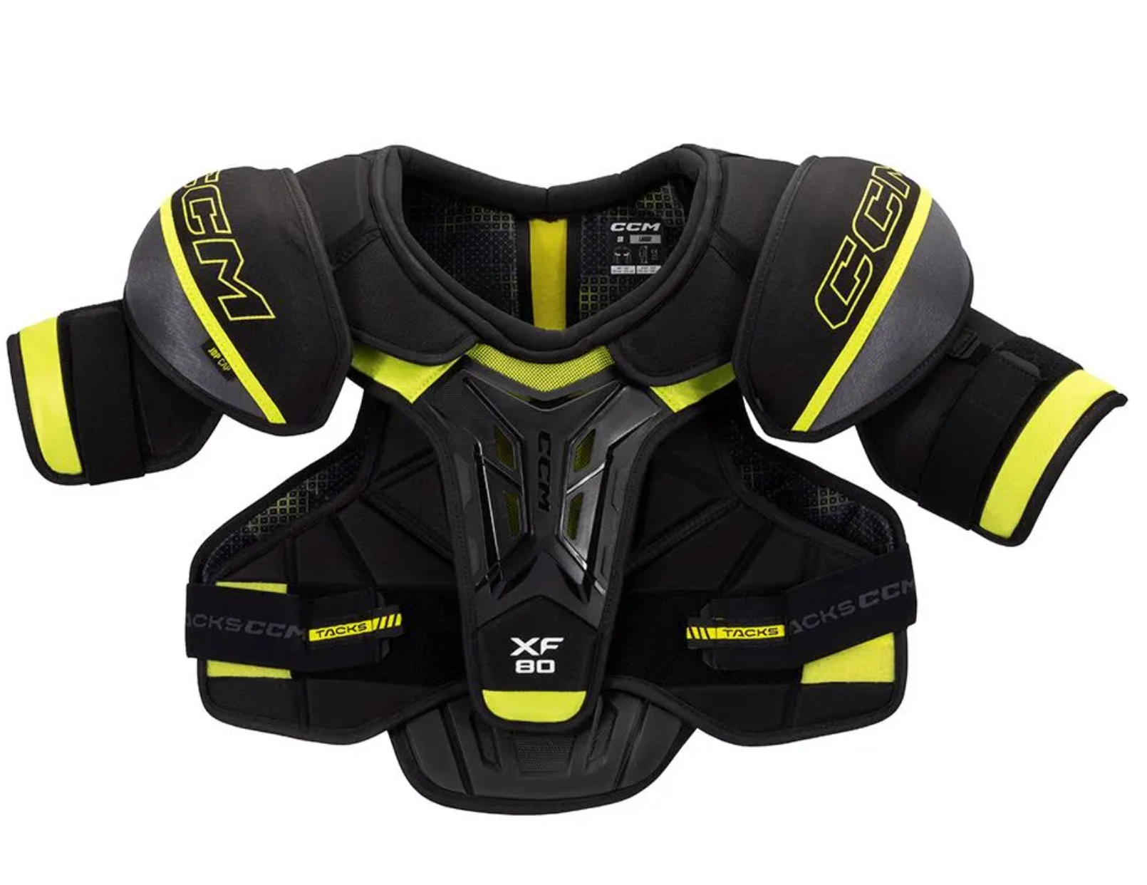 CCM Tacks XF80 Shoulder Pads Senior Black