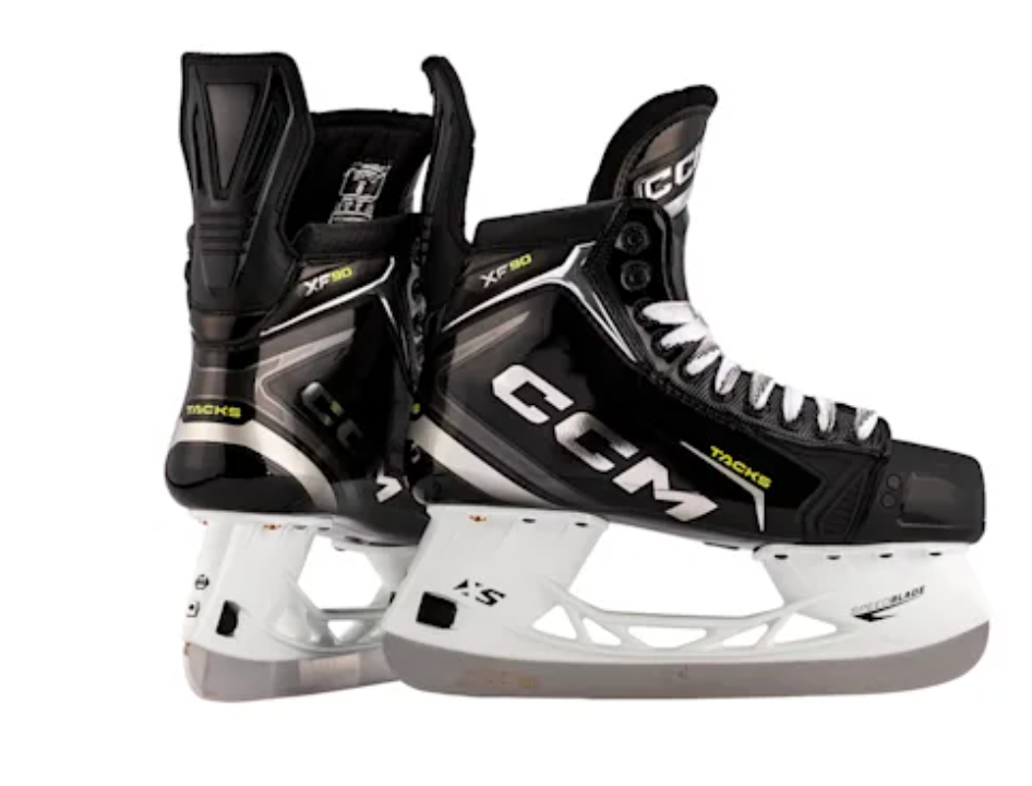 CCM Tacks XF90 Hockey Skates Intermediate Black/White