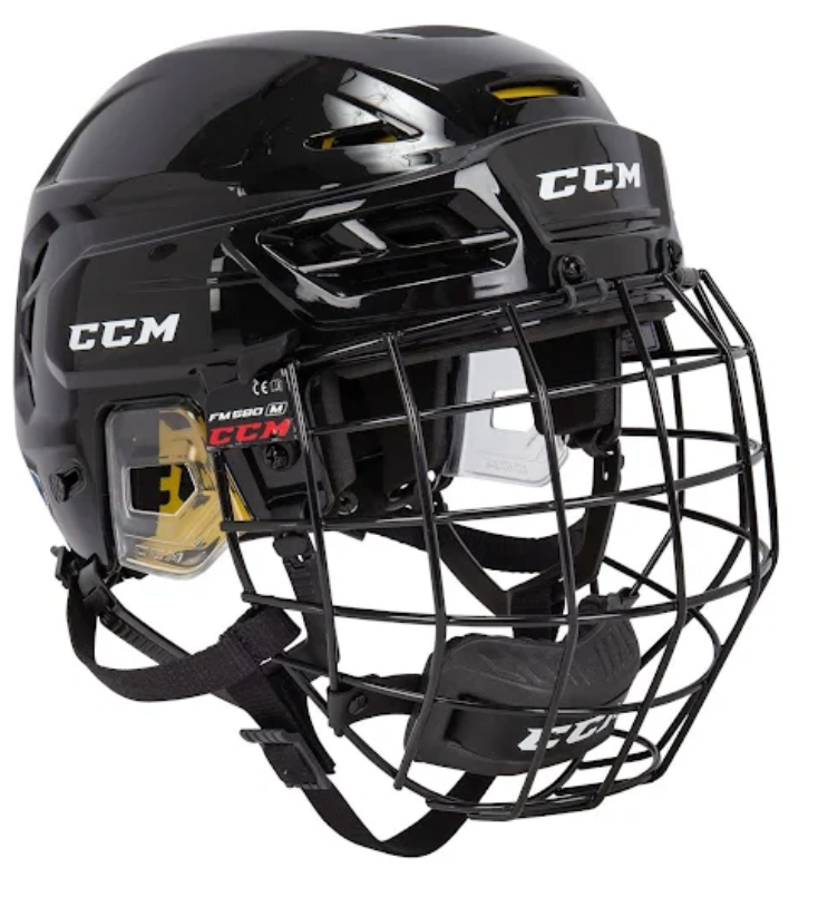 CCM Tacks 210 Helmet Combo Senior Black