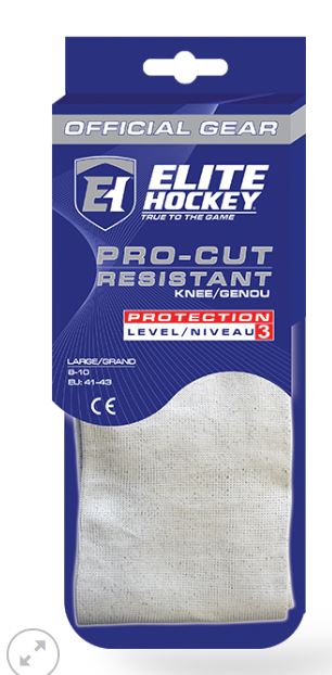 Elite Cut Resistant Skate Socks Senior White