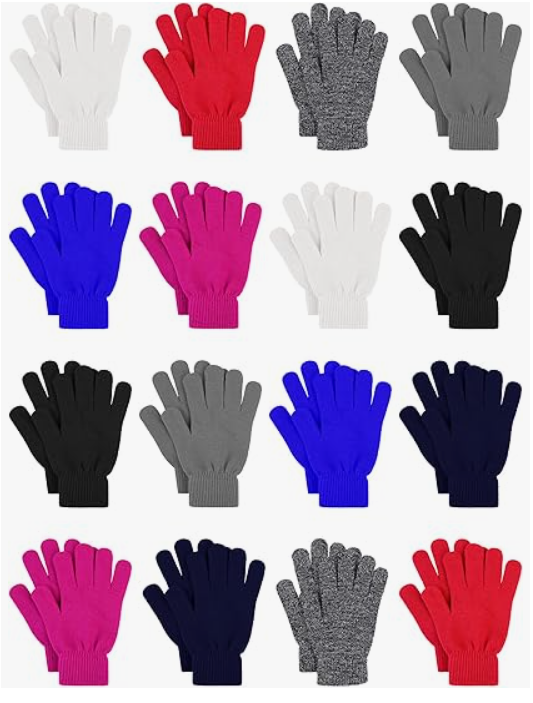 Knit Gloves Senior Multi