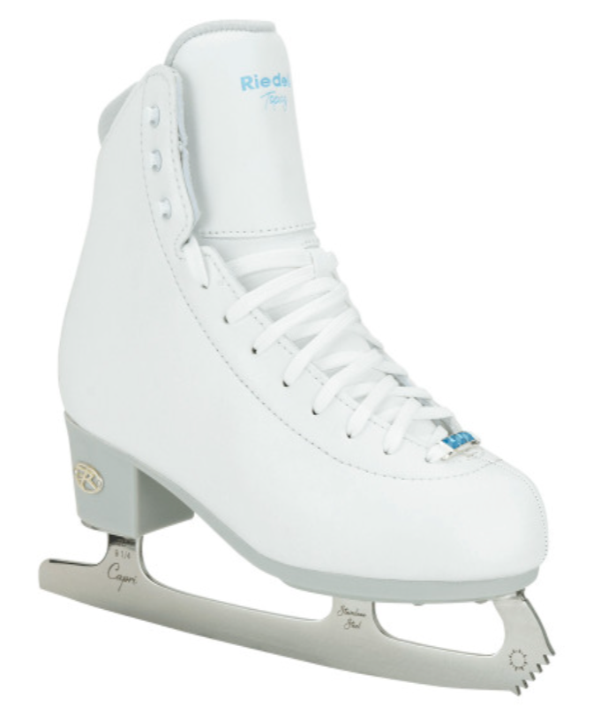 Riedell Topaz Figure Skates Girls Blue/White