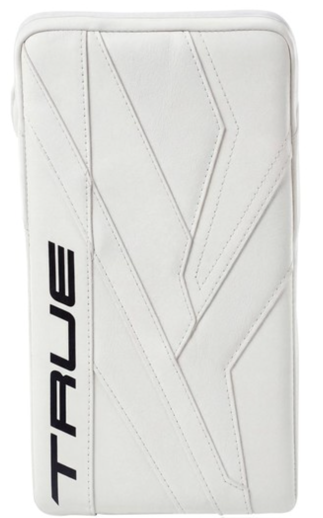 True Catalyst 7X6 Goalie Blocker Senior Black/White