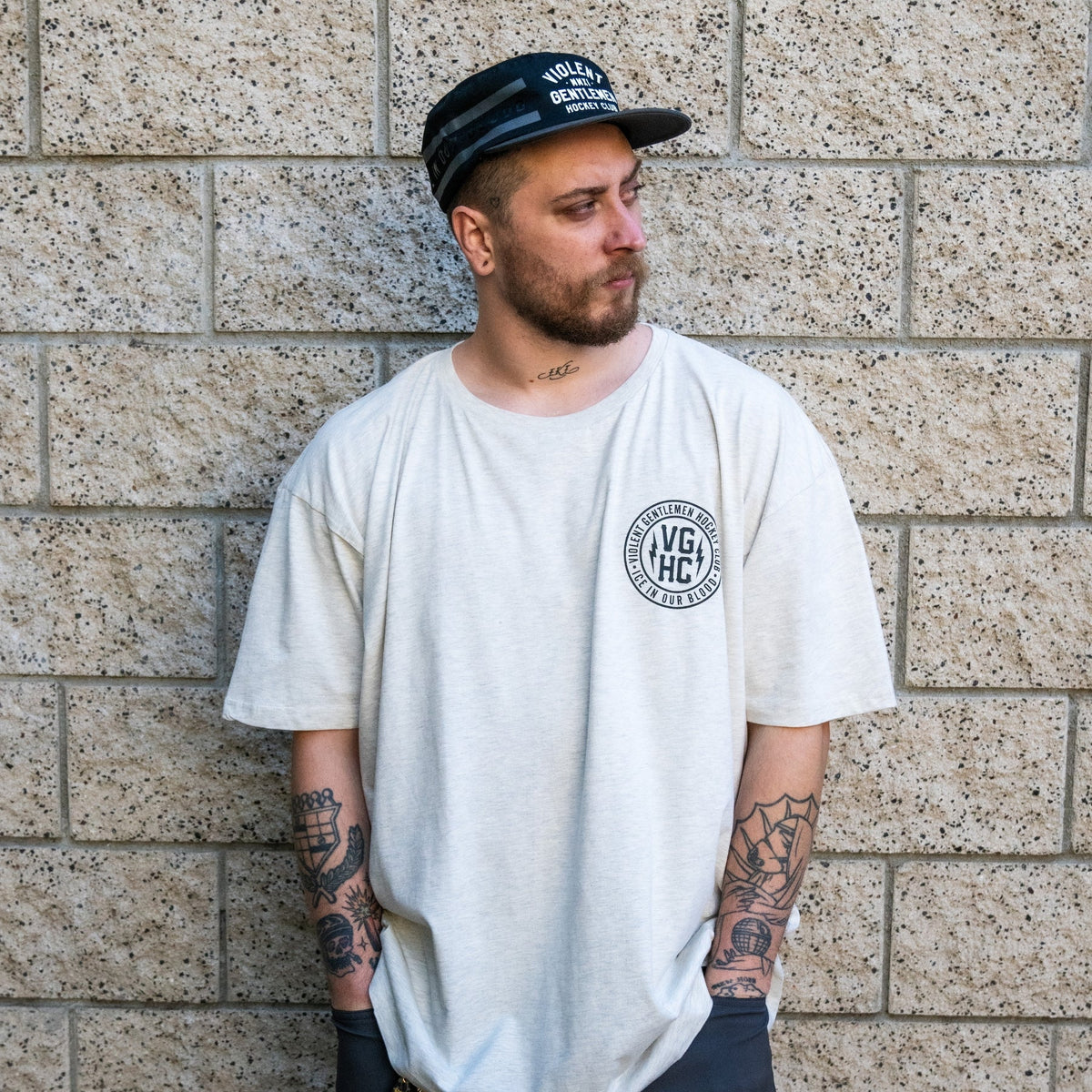 Agent Premium Tee - Oatmeal Heather