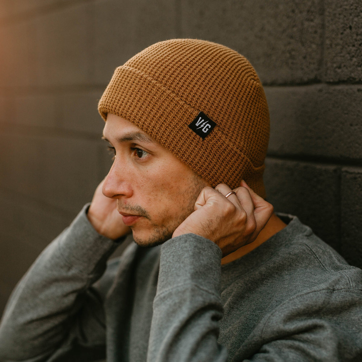 Bolt Classic Cuff Beanie - Bronze