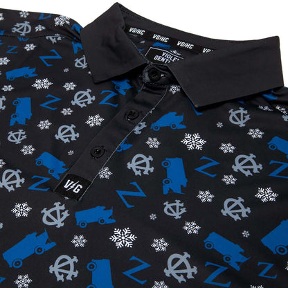 Zamboni Winger Flex Polo - Color Black/Blue