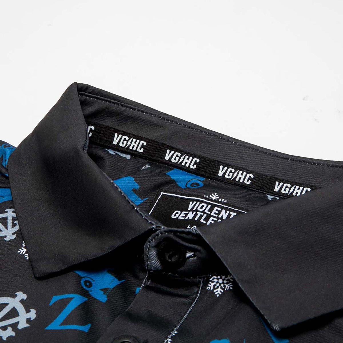Zamboni Winger Flex Polo - Color Black/Blue
