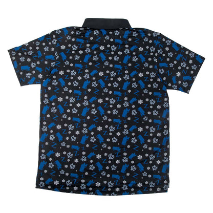Zamboni Winger Flex Polo - Color Black/Blue