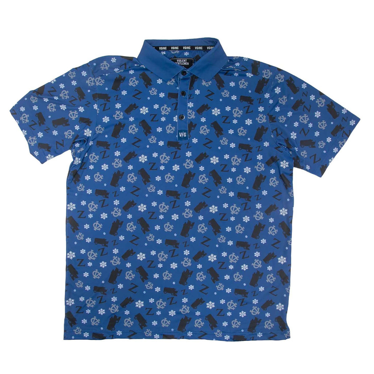 Zamboni Winger Flex Polo - Blue
