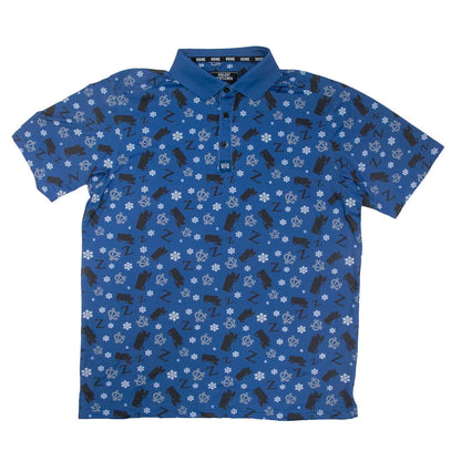 Zamboni Winger Flex Polo - Color Black/Blue
