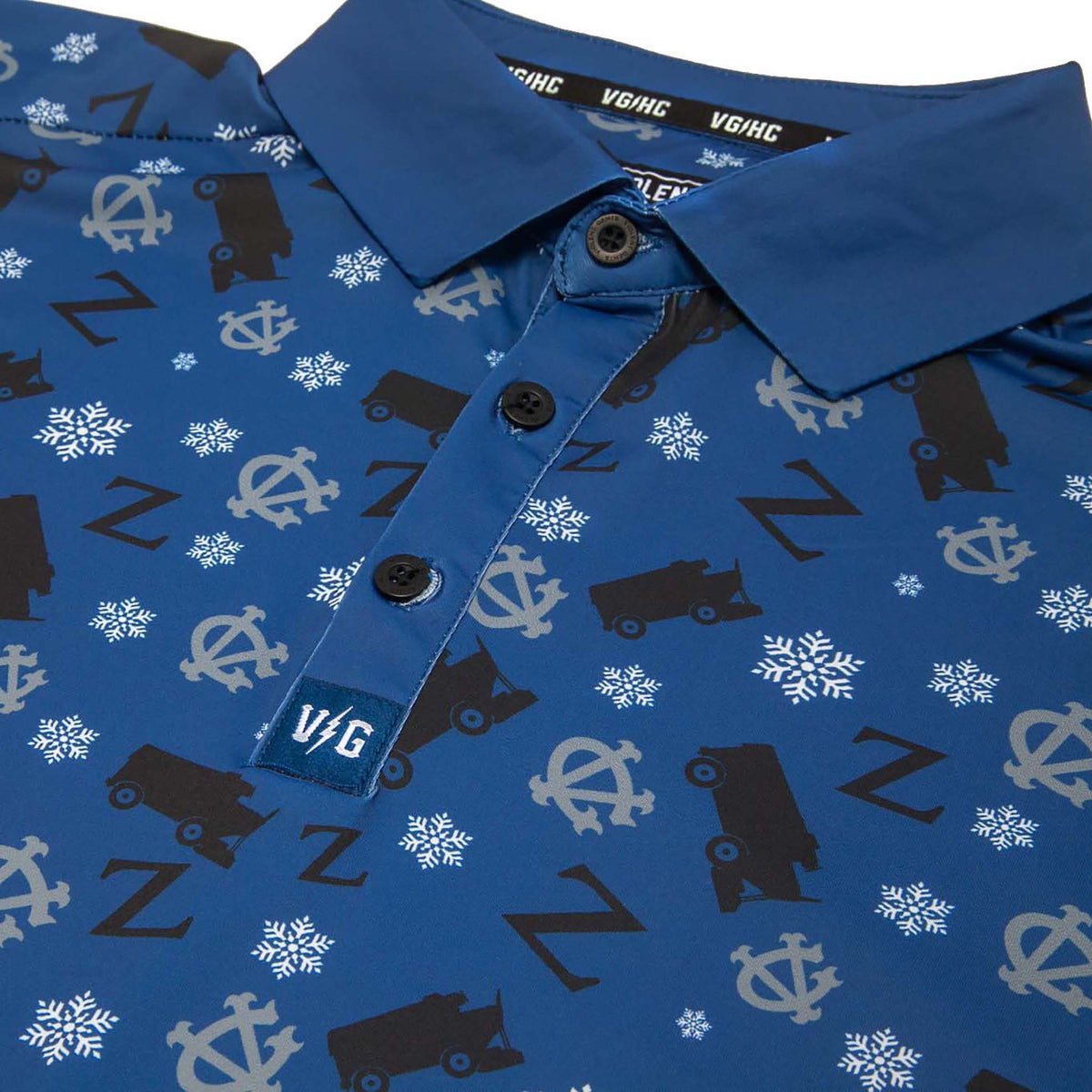Zamboni Winger Flex Polo - Color Black/Blue
