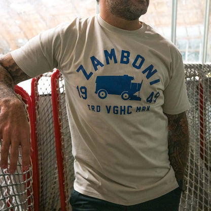 Machine Zamboni Premium Tee - Bone