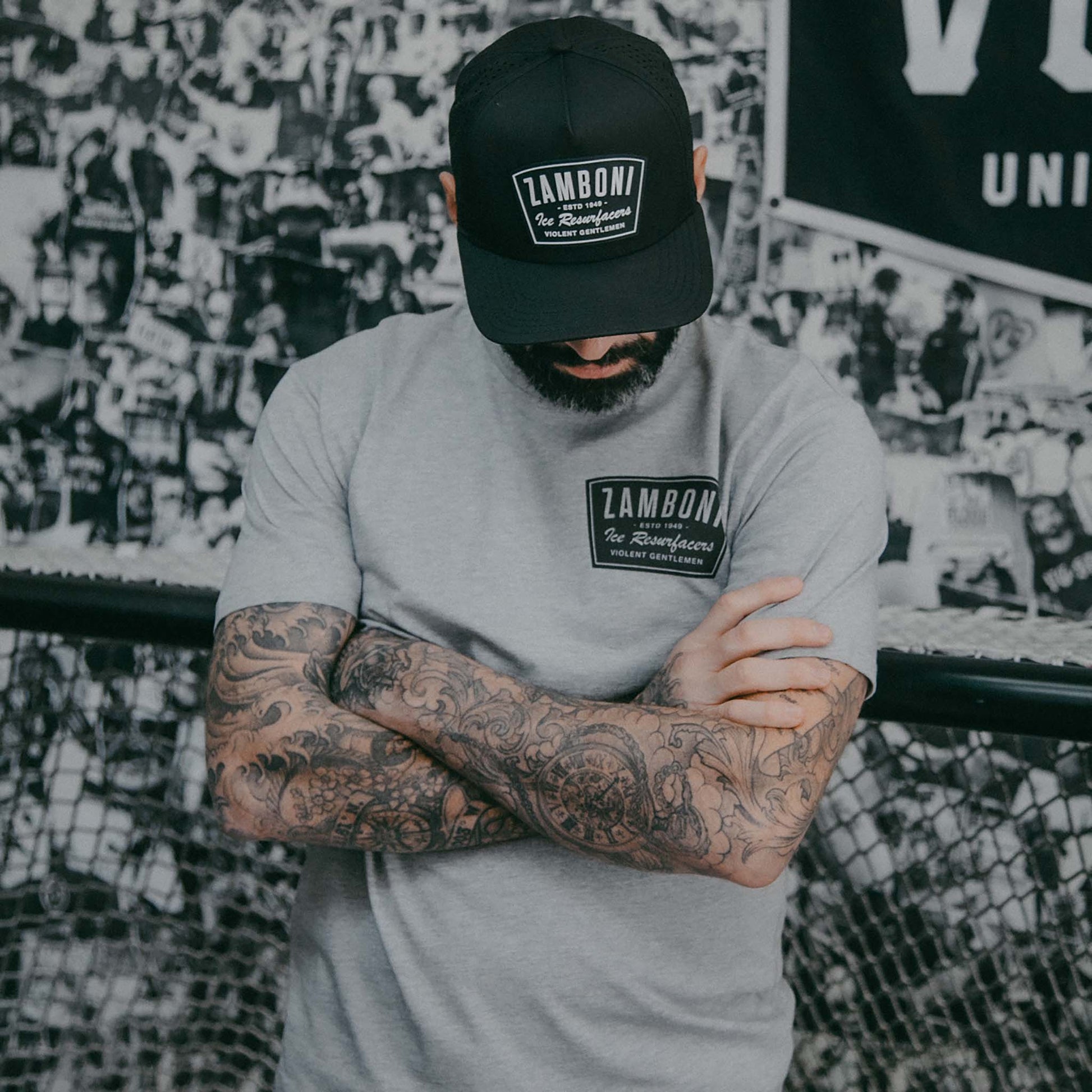 Zamboni Badge A-Frame Tech Snapback