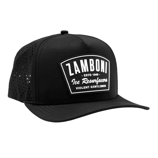 Zamboni Badge A-Frame Tech Snapback - Black