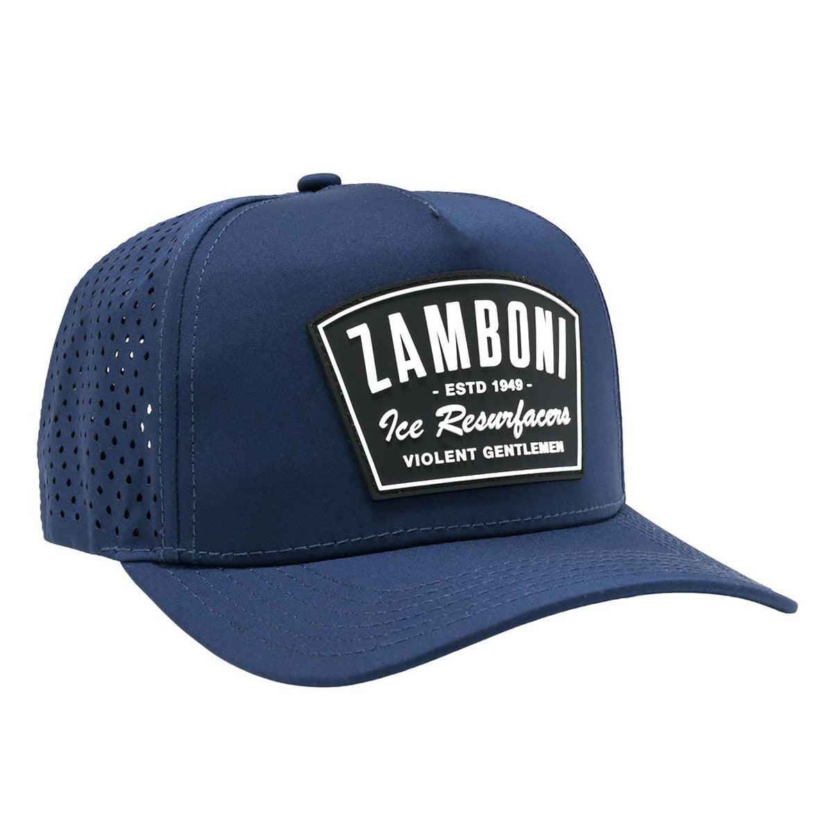 Zamboni Badge A-Frame Tech Snapback - Navy
