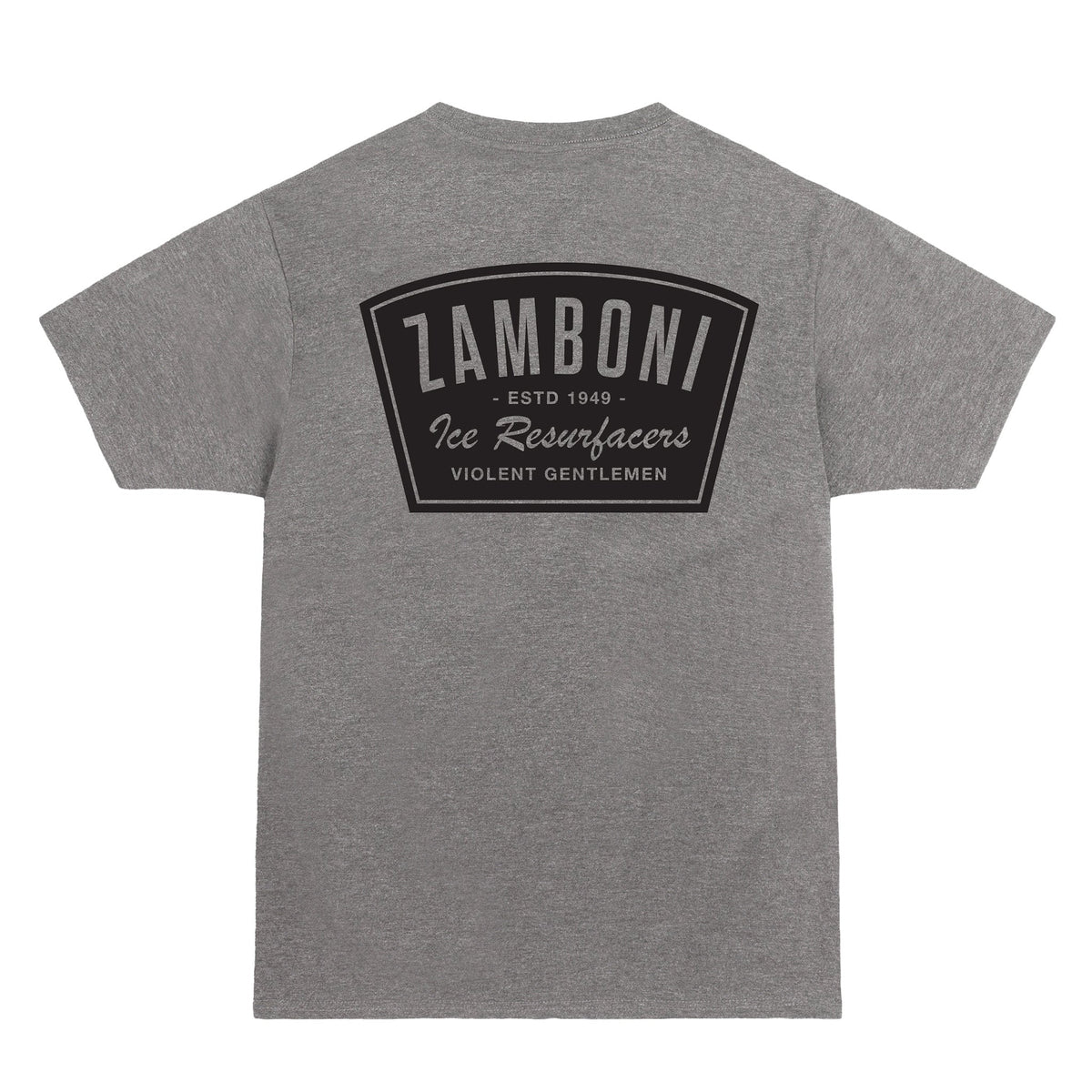 Zamboni Badge Premium Tee - Athletic Heather