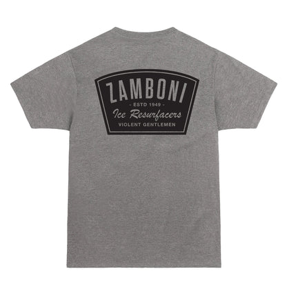 Zamboni Badge Premium Tee - Athletic Heather