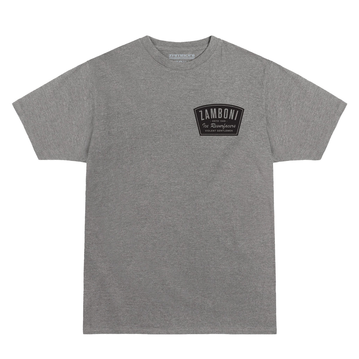 Zamboni Badge Premium Tee - Athletic Heather
