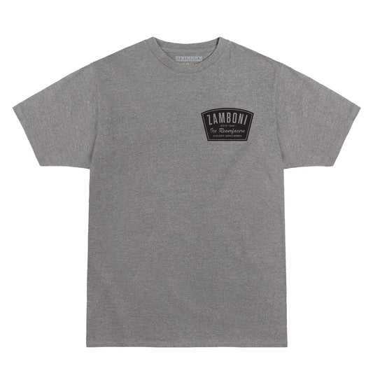 Zamboni Badge Premium Tee - Athletic Heather
