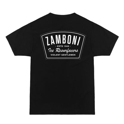 Zamboni Badge Premium Tee - Black