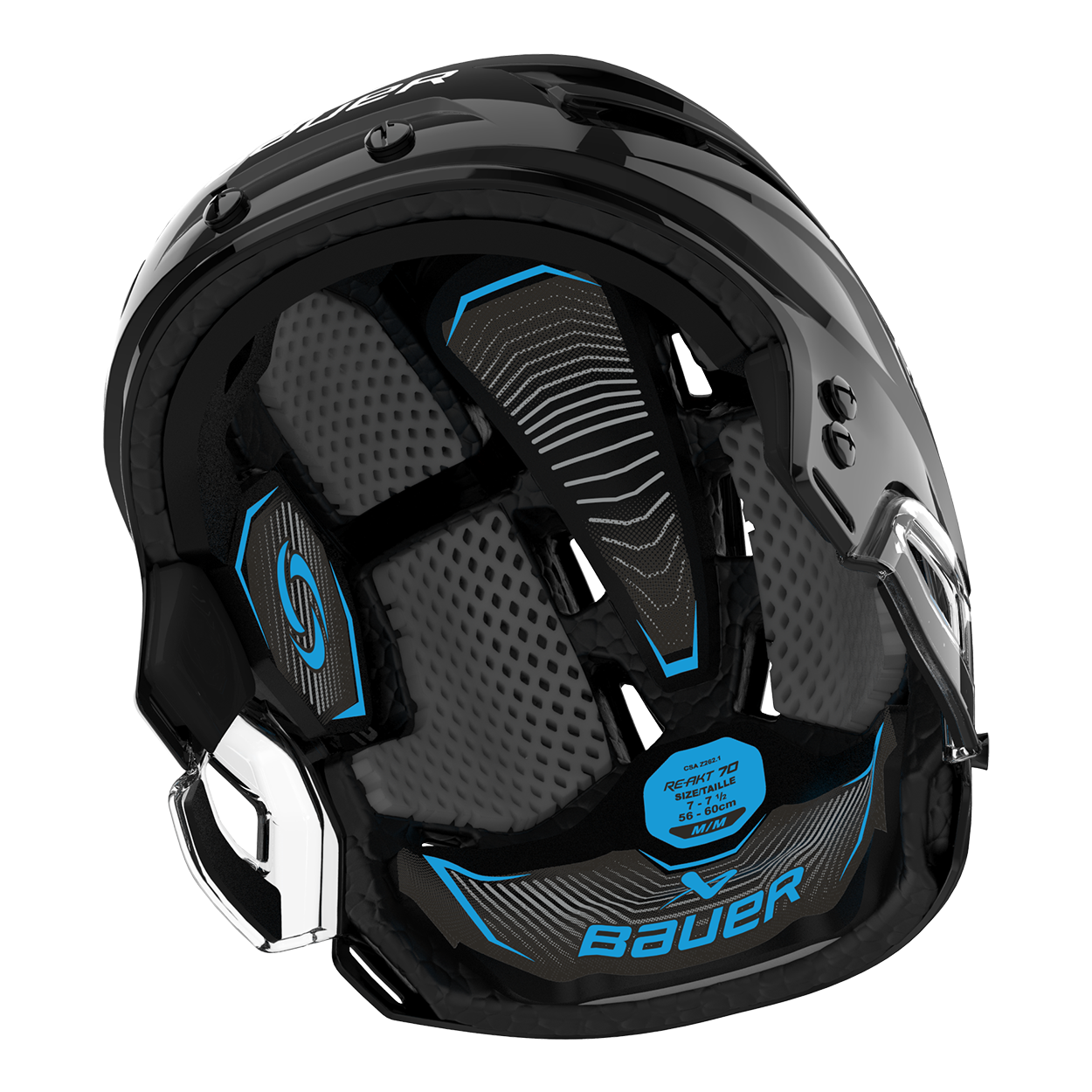 Bauer RE-AKT 70 Helmet - Black side