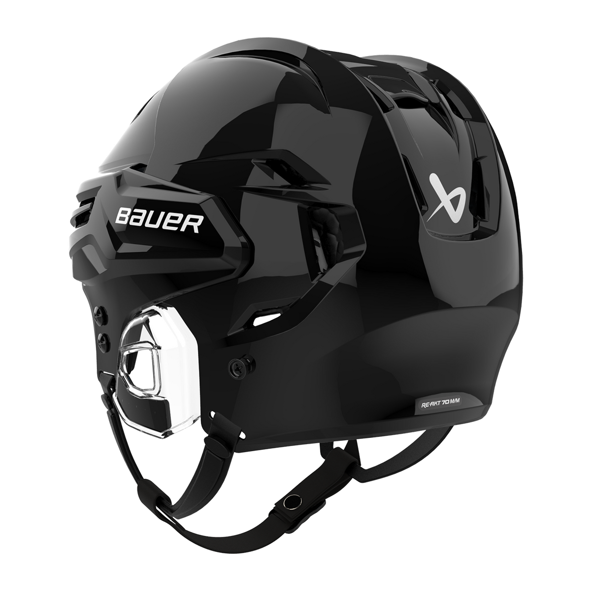 Bauer RE-AKT 70 Helmet - Black rear